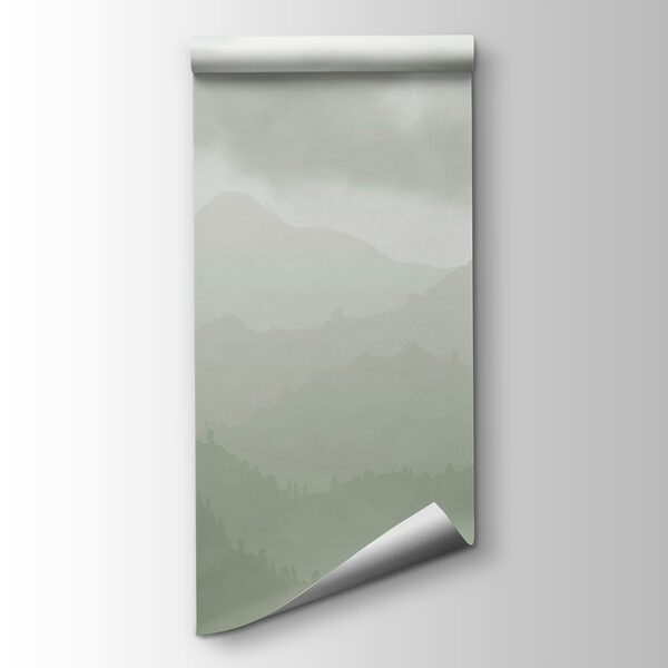 Foggy mountain range Foggy mountain range