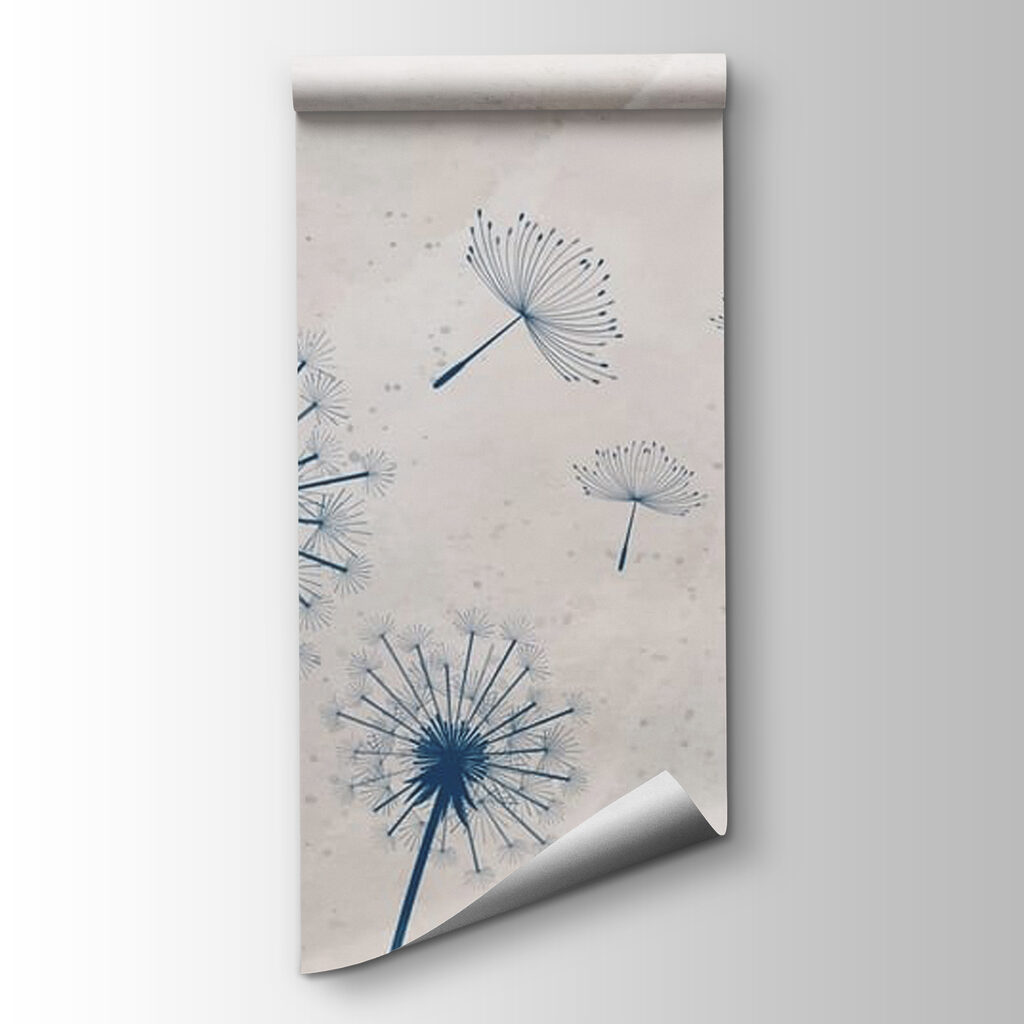 Group of dandelions flying in the air Group of dandelions flying in the air