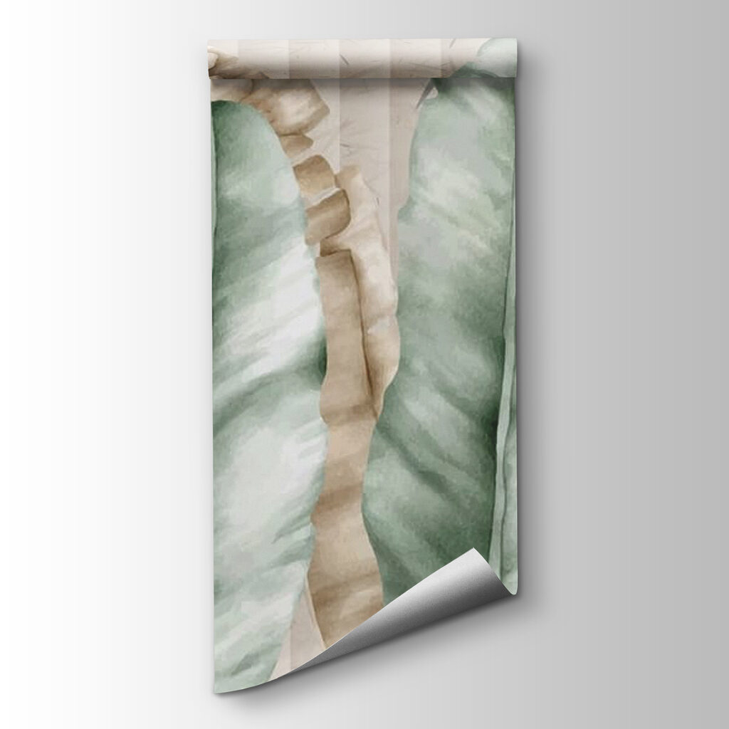 Textured leaves in soft pastel tones Textured leaves in soft pastel tones