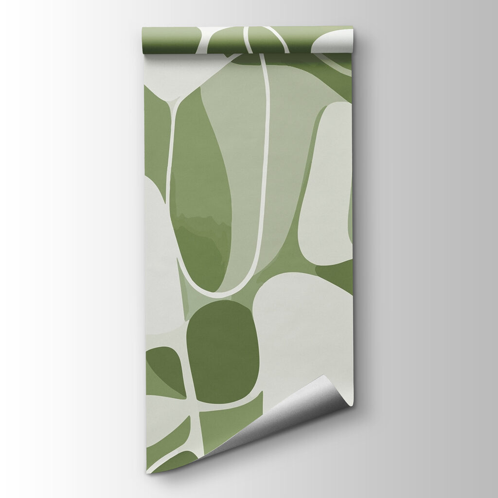 Green and white pattern