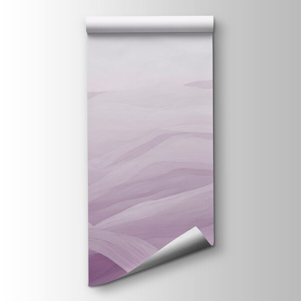 Purple and white landscape