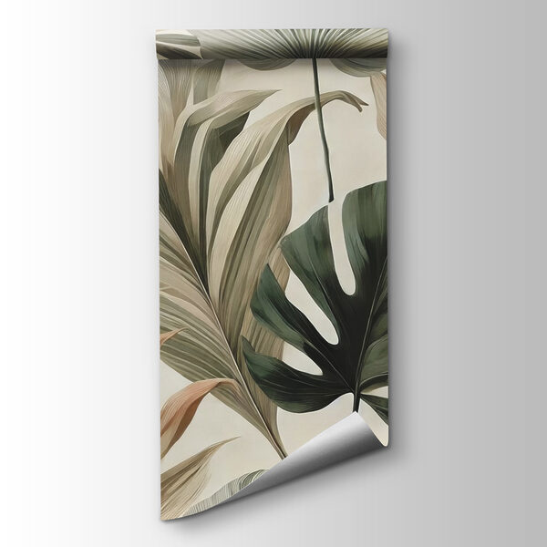 Wallpaper with leaves Wallpaper with leaves