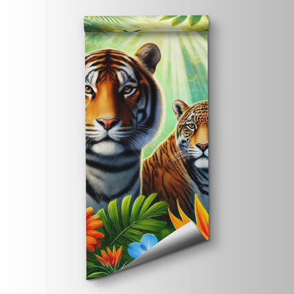 Group of animals in the jungle Group of animals in the jungle