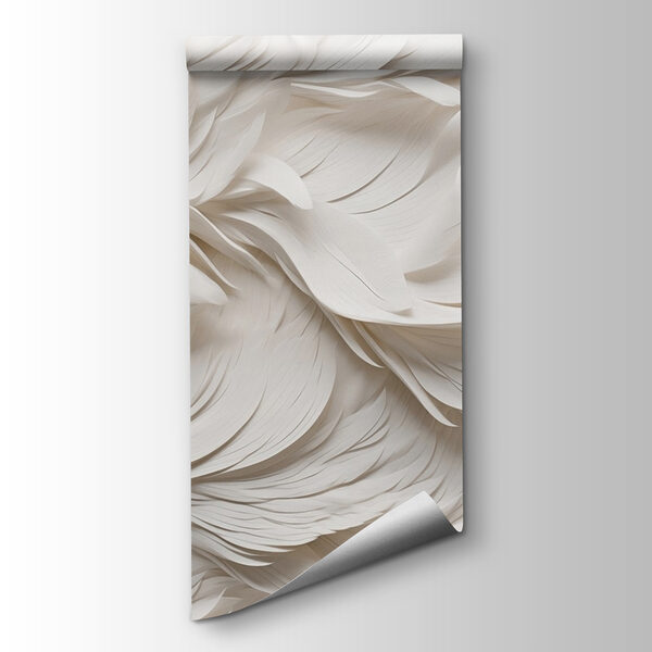 White feathers on a surface White feathers on a surface