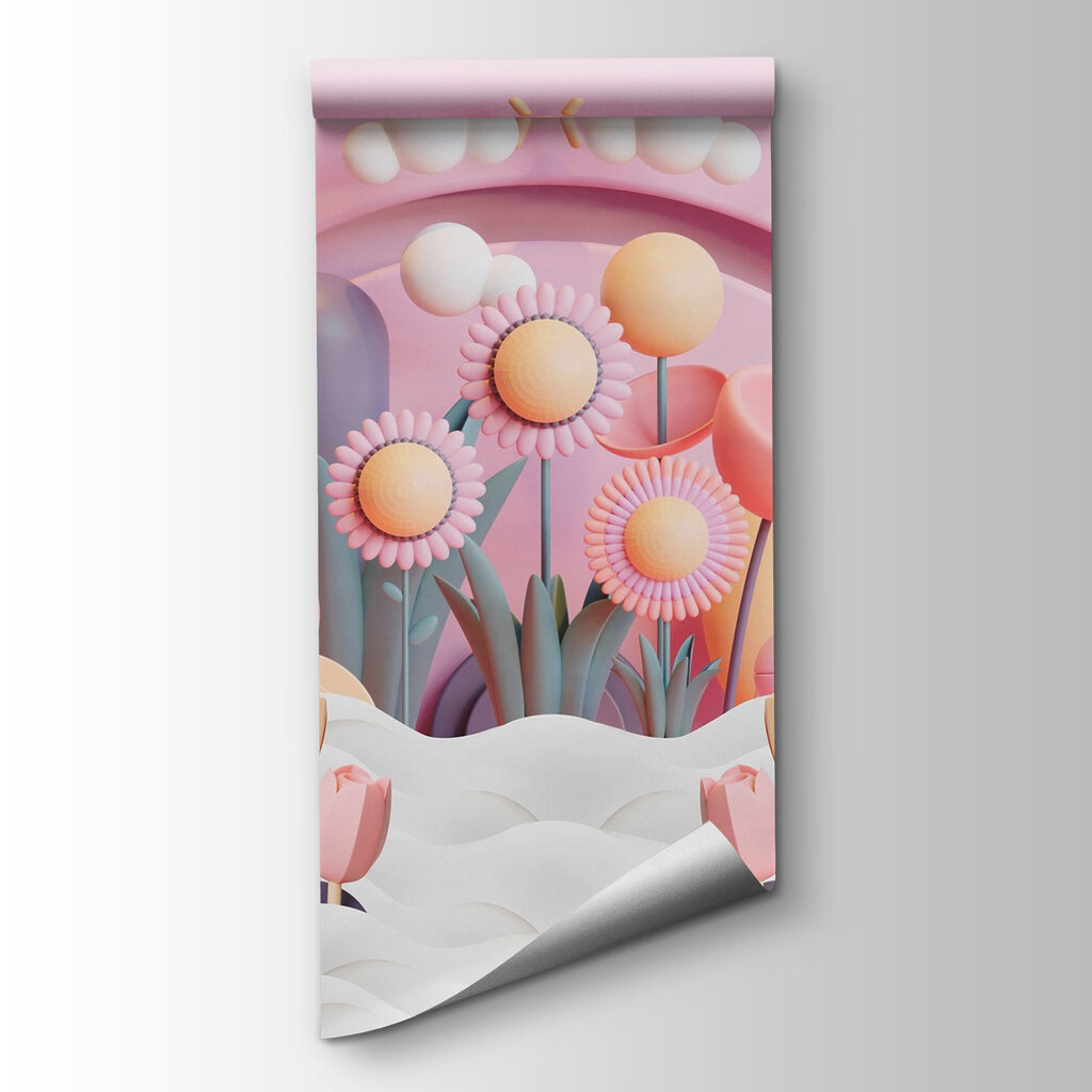 Group of flowers and plants