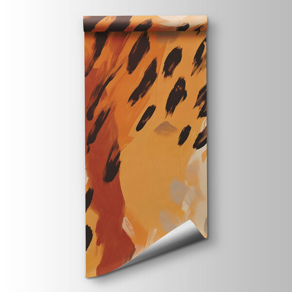 Abstract animal print design in warm hues Abstract animal print design in warm hues