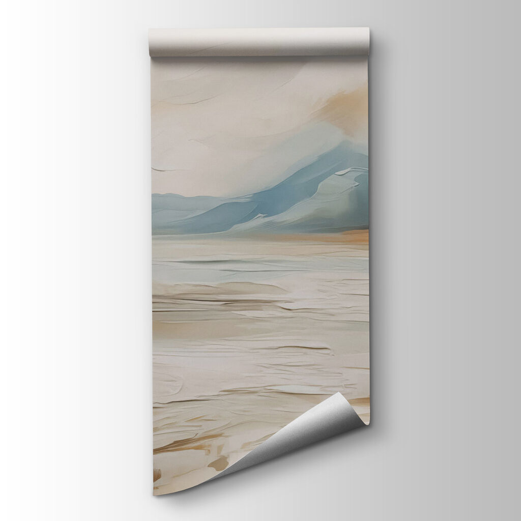 Painting of a desert landscape Painting of a desert landscape