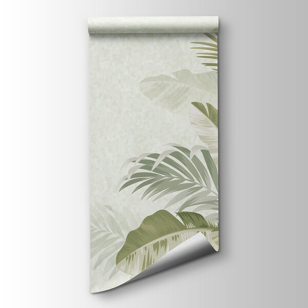 Calm tropical foliage background design Calm tropical foliage background design