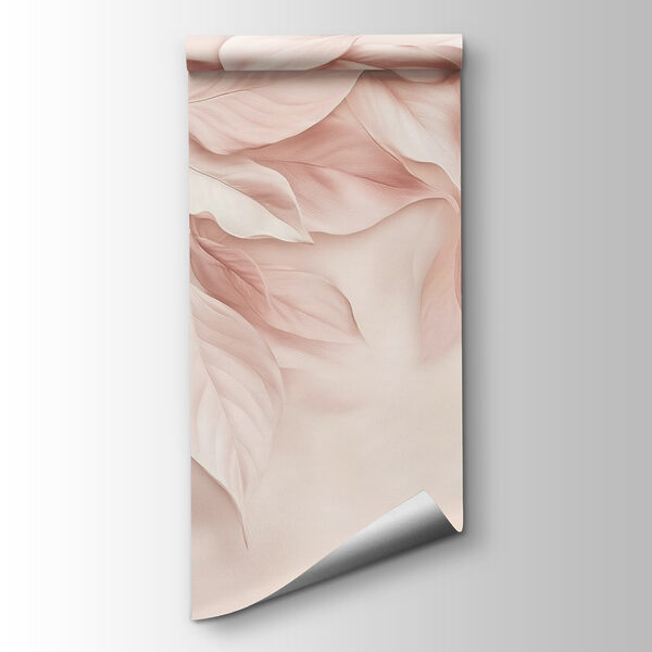 Delicate leaves in soft hues