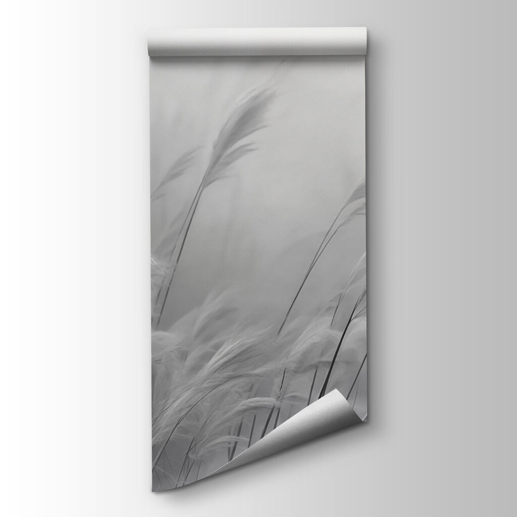 Soft grasses sway in gentle breeze