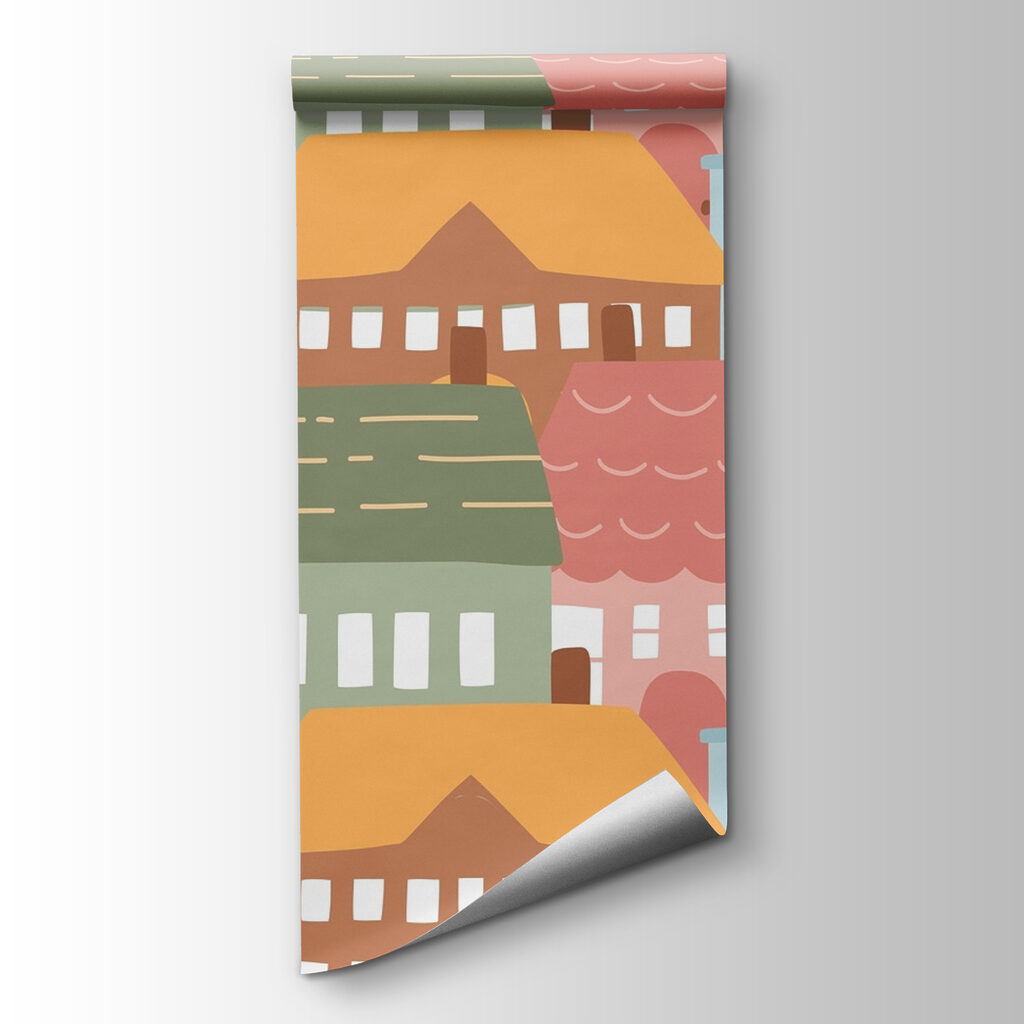 Group of colorful houses