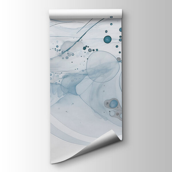 Fluid patterns in tranquil hues