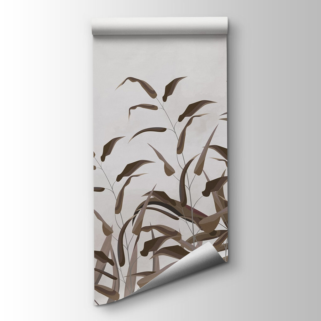 Plant with brown leaves