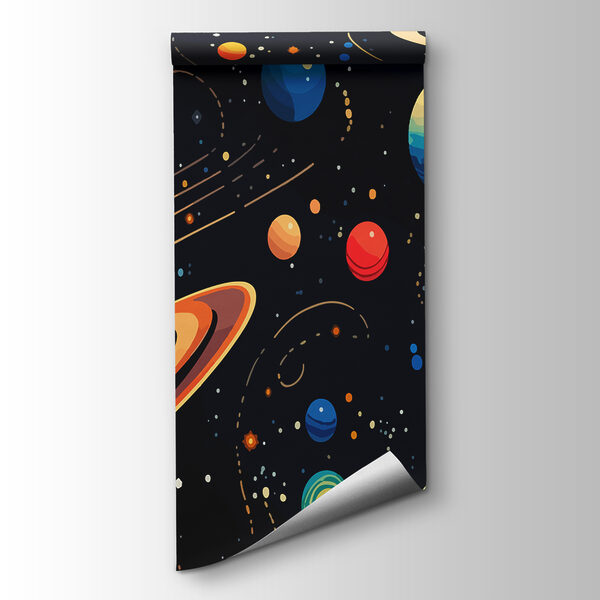 Colorful planets and stars