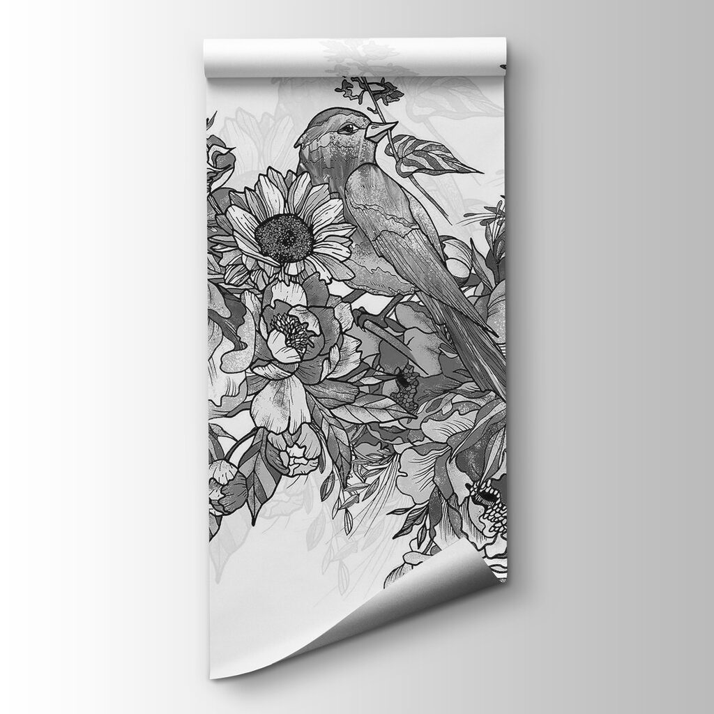 Bird sitting on a flower Bird sitting on a flower