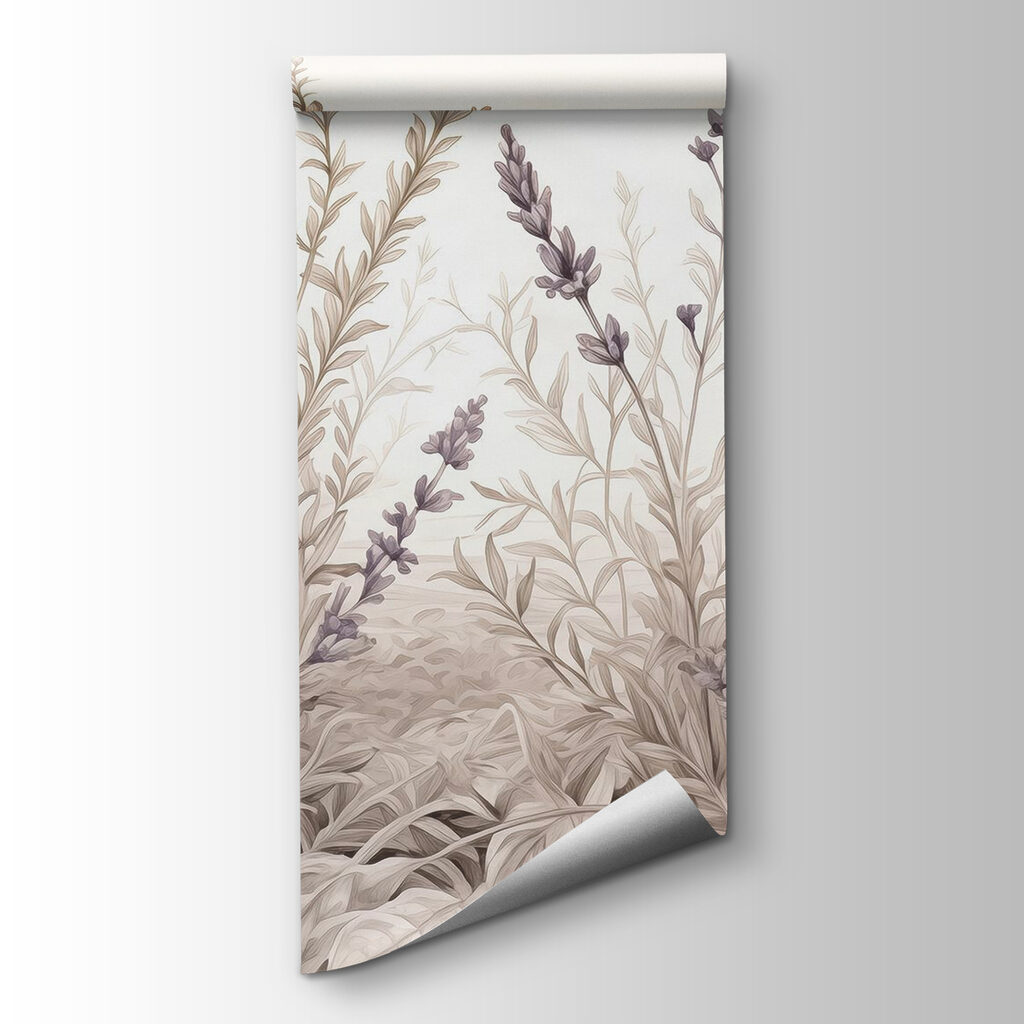 Delicate lavender blooms in harmony Delicate lavender blooms in harmony