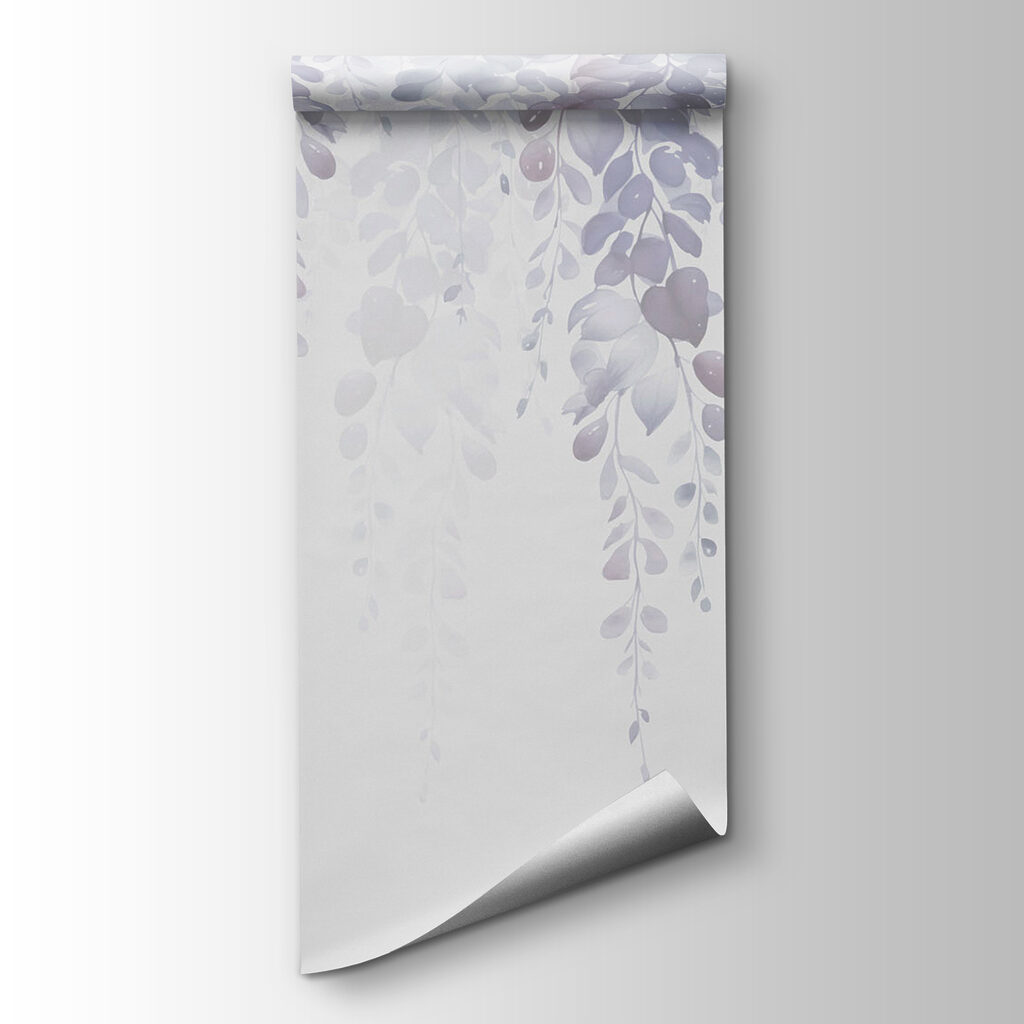 Delicate leaves in soft hues