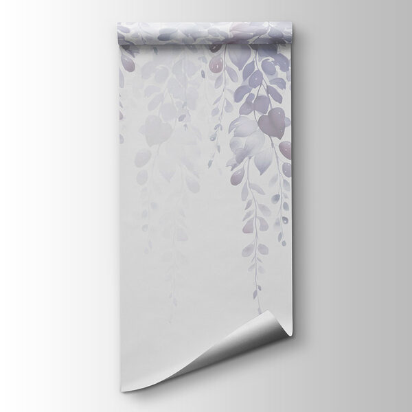 Delicate leaves in soft hues