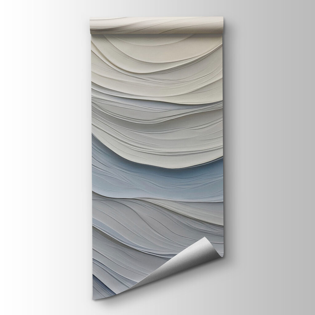 White and grey wavy background