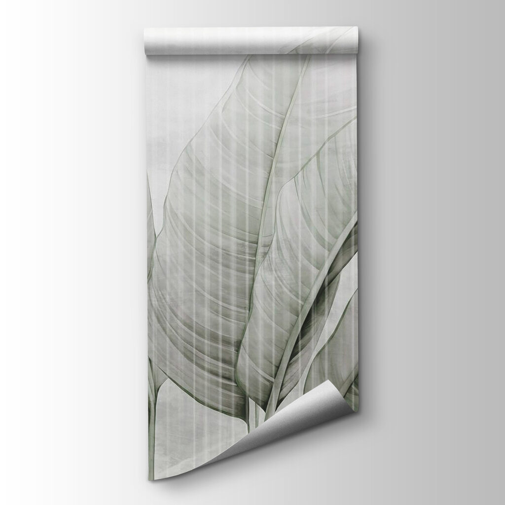 Delicate leaves in soft hues