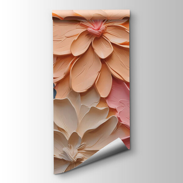 Group of flowers made of paper