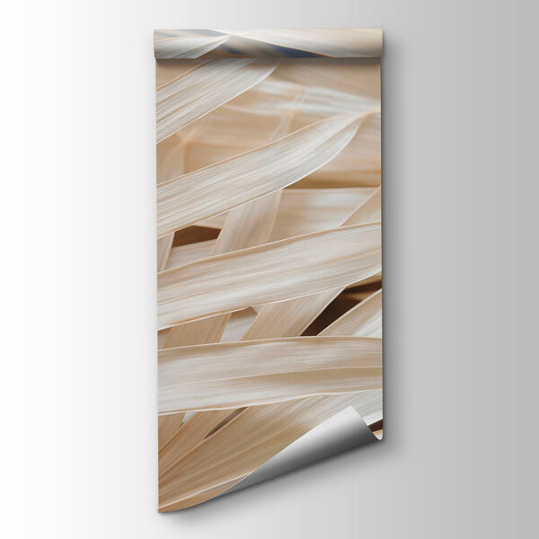 Soft, flowing palm leaves arrangement