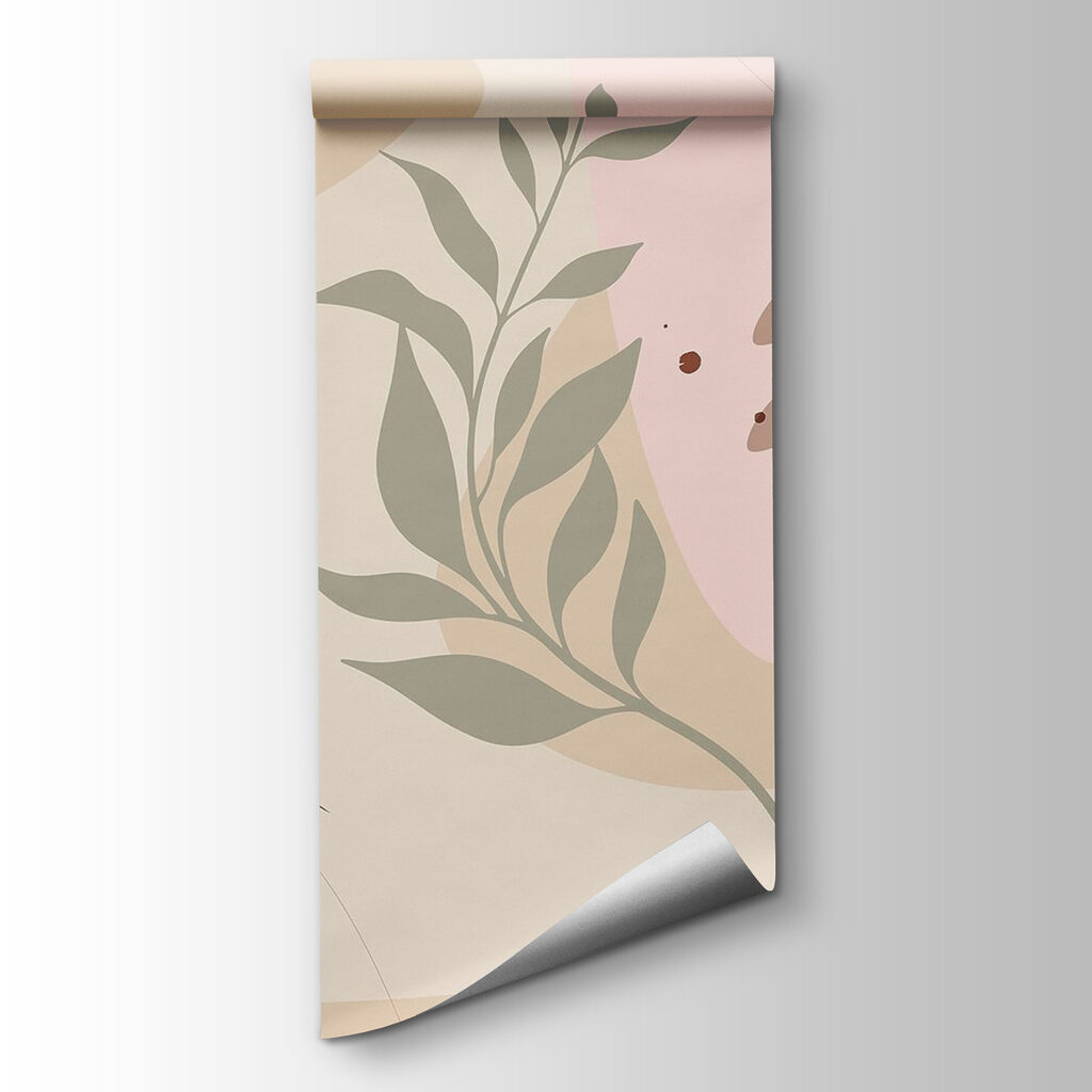 Soft tones and organic shapes blend beautifully