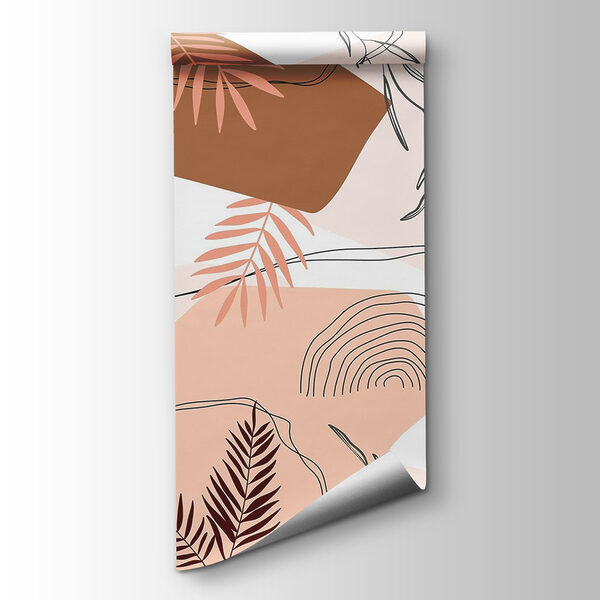 Pattern of leaves and shapes