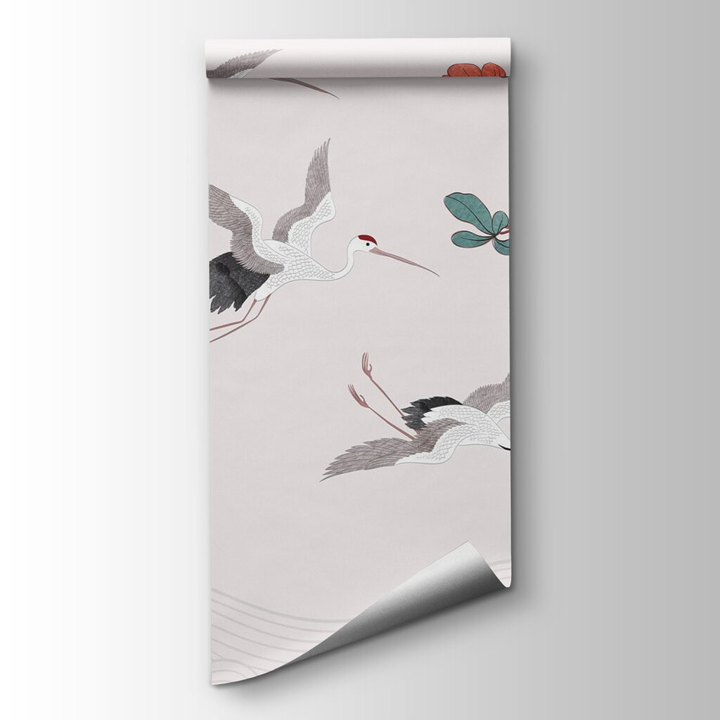 Group of birds flying in the air