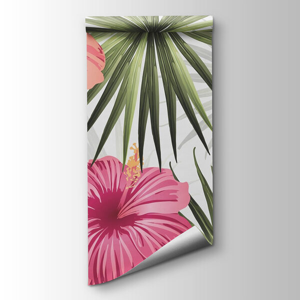 Floral Vibrance in Tropical Greens