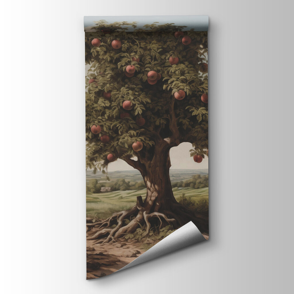 Tree with apples on it