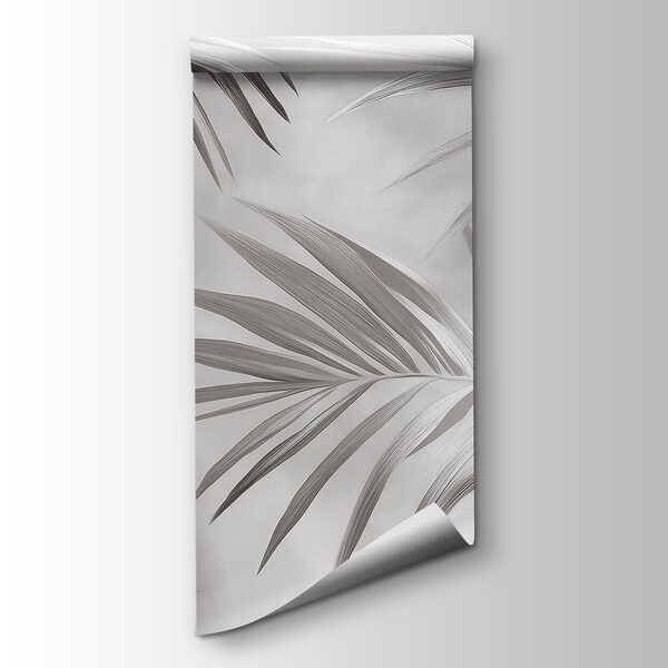 Soft leaves against a muted backdrop Soft leaves against a muted backdrop