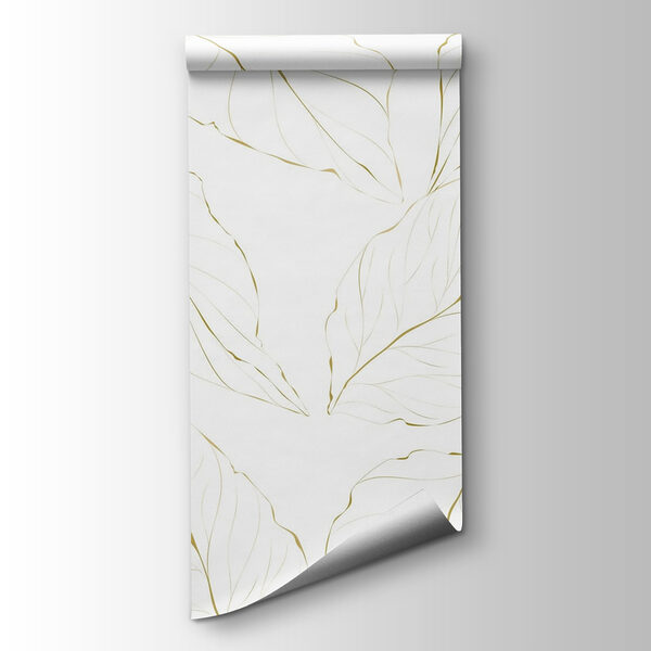 Pattern of leaves on a white background Pattern of leaves on a white background