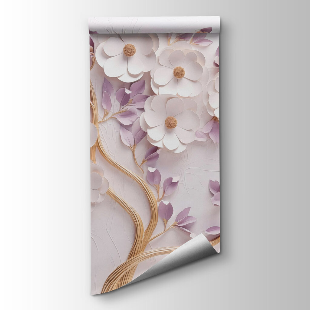 Tree with flowers and leaves