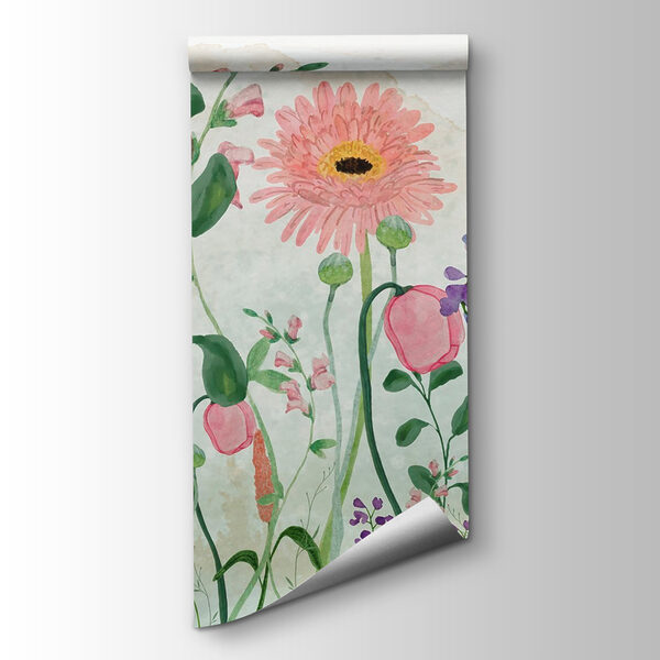 Painting of flowers and plants