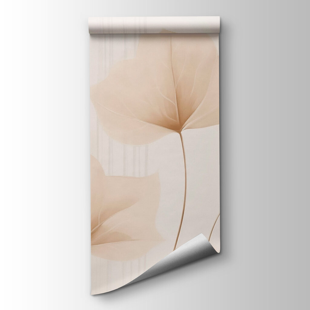 Soft leaves dance in muted light Soft leaves dance in muted light