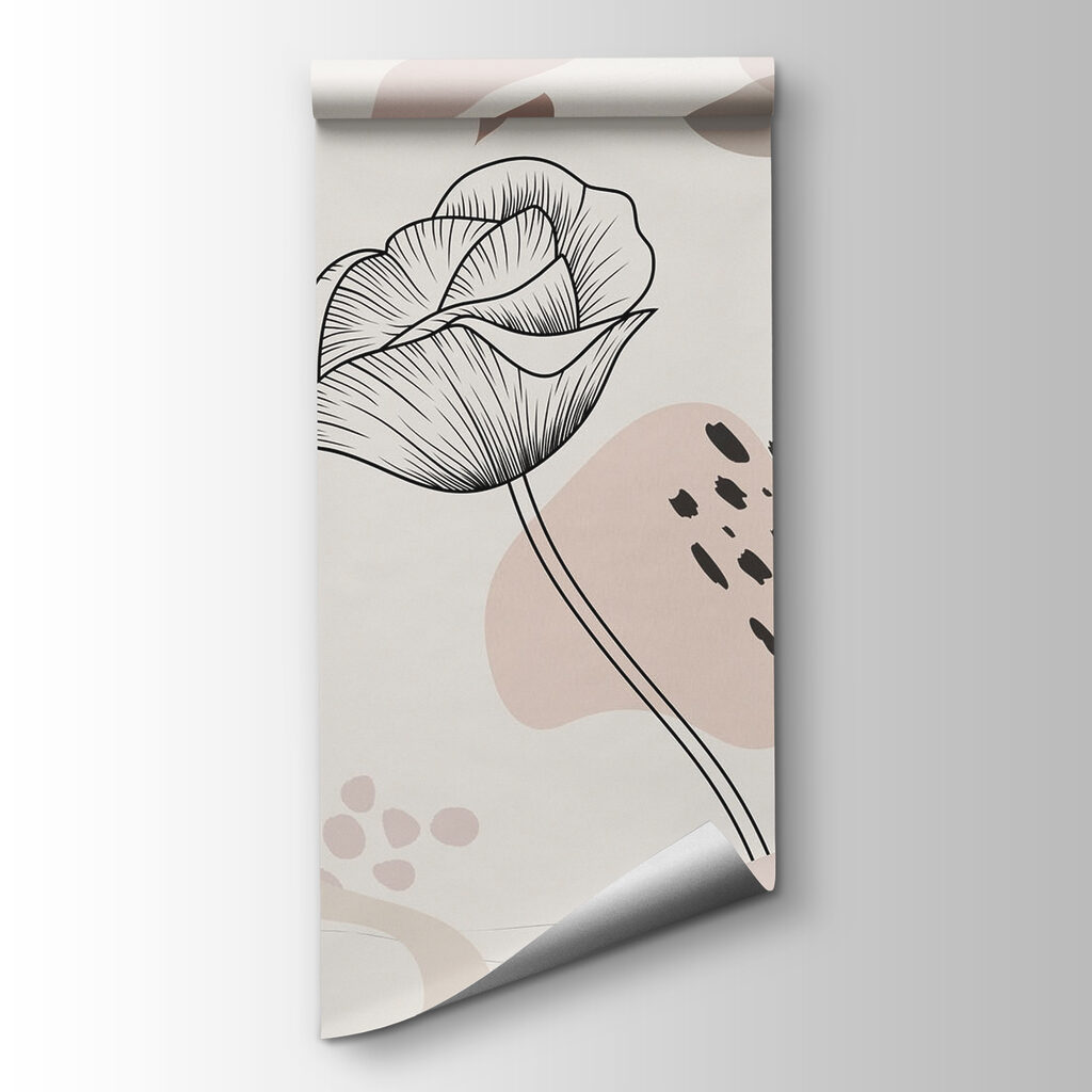 Drawing of flowers and plants