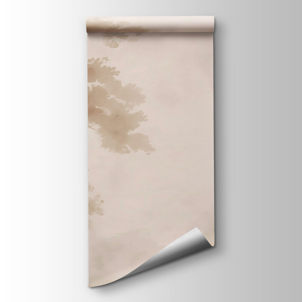 Tree in fog with water Tree in fog with water