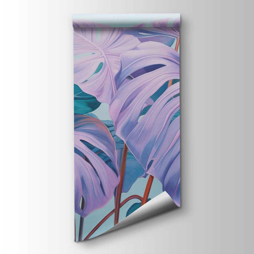 Dreamy leaves in pastel hues