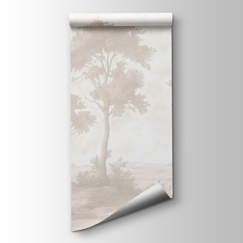 Group of trees in a snowy landscape