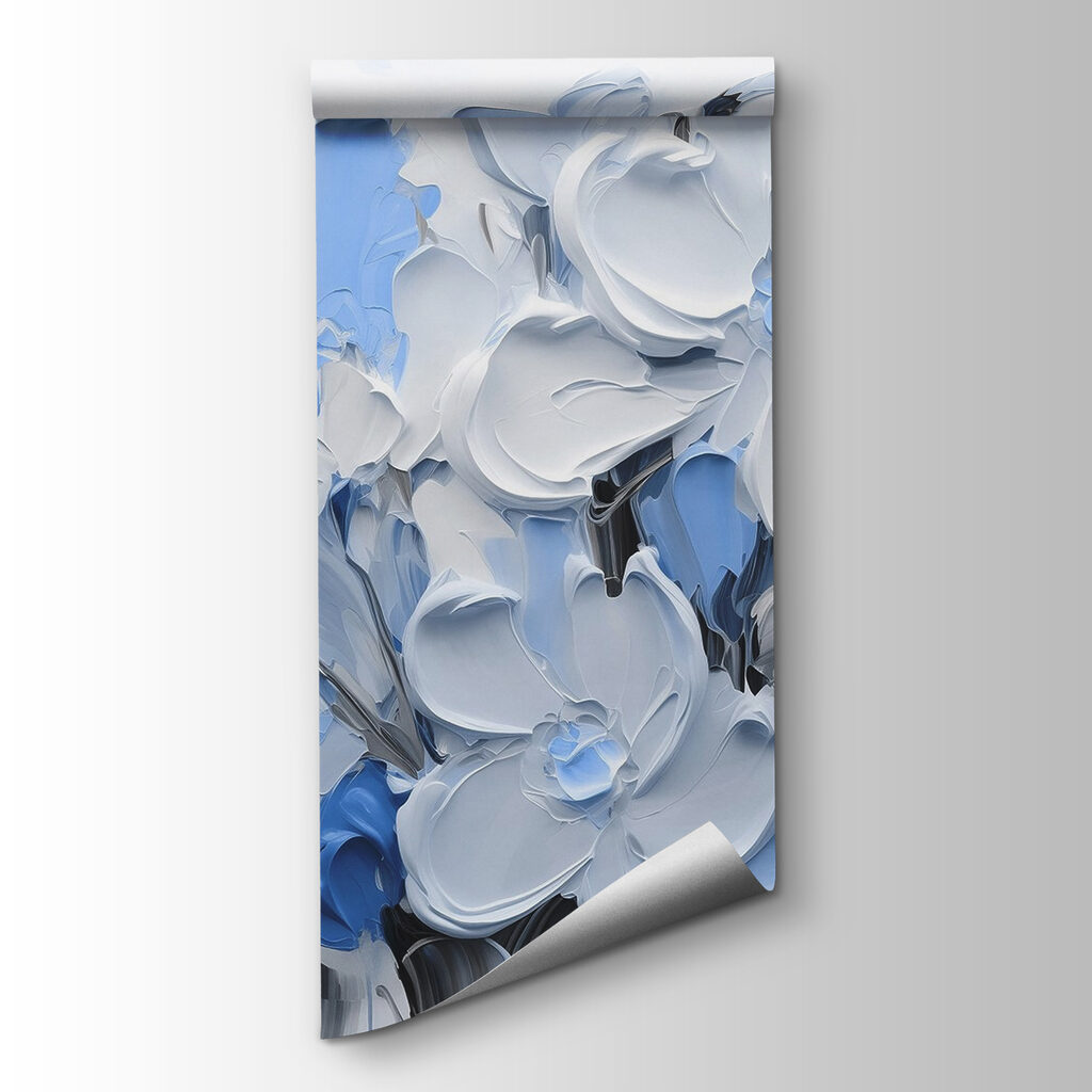Painting of flowers in a vase