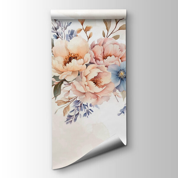 Bouquet of flowers on a white background