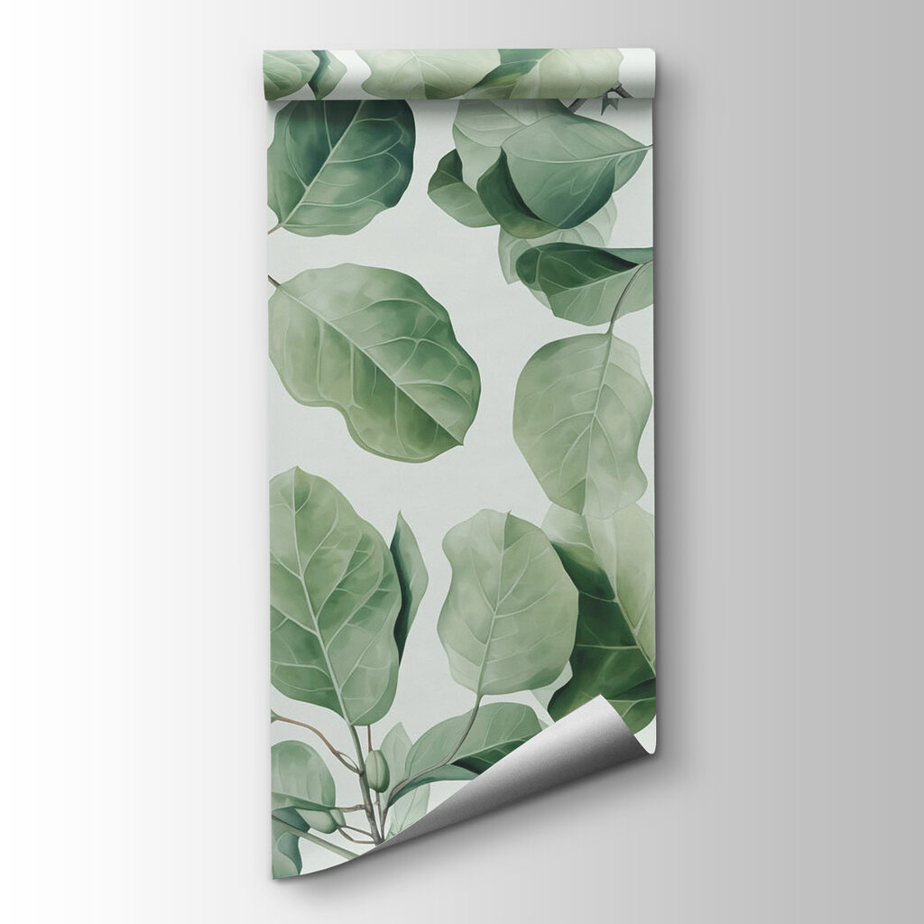 Nature's vibrant green foliage pattern