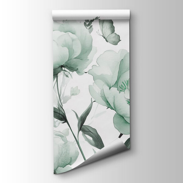 Delicate blooms in soft green hues