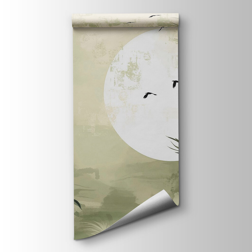 Painting of a tropical forest Painting of a tropical forest