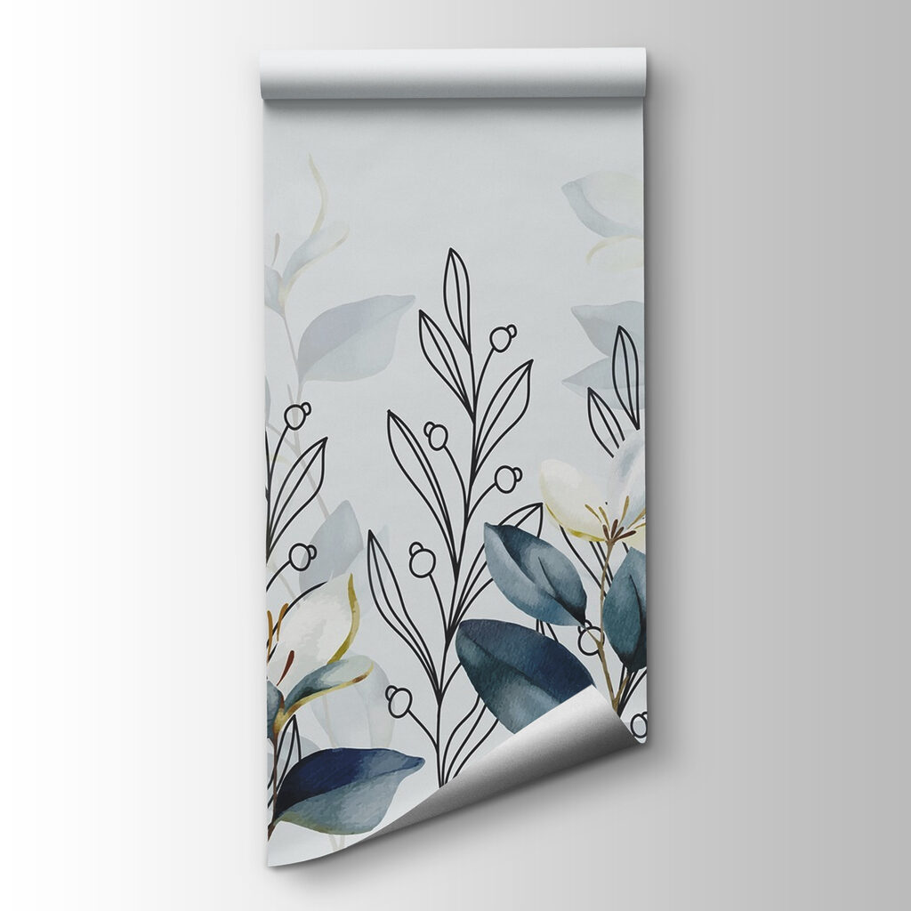 Delicate botanical design in soft hues Delicate botanical design in soft hues