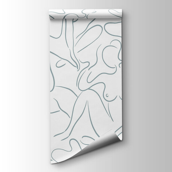 Group of women's body outline