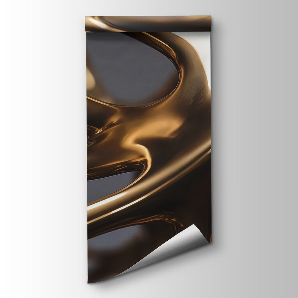 Intricate network of metallic lines