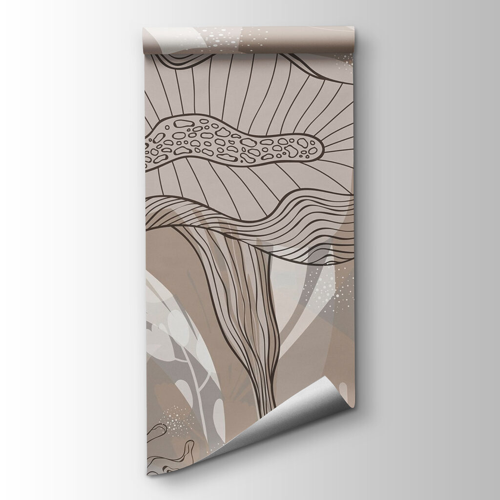 Drawing of flowers and plants