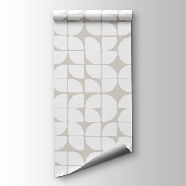 A pattern of circles and lines